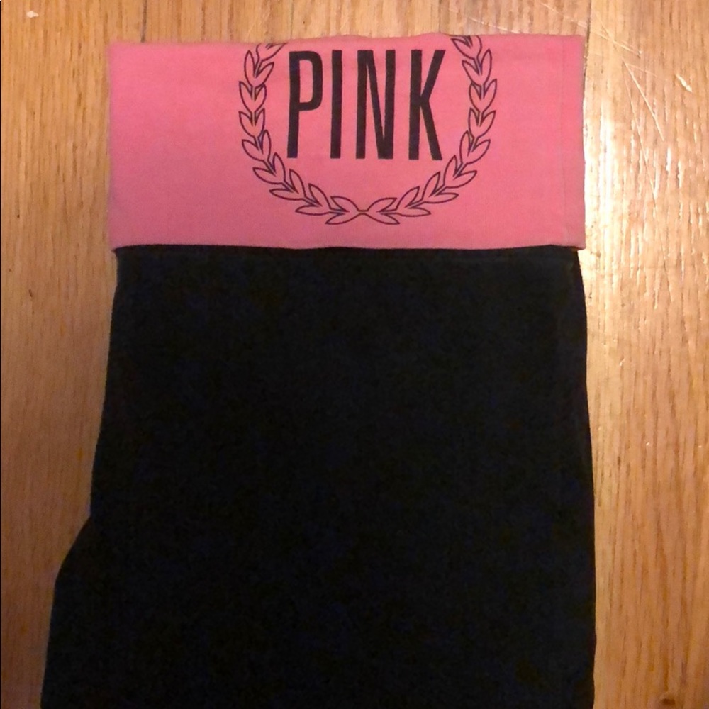 Pink yoga pants